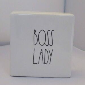 Rae Dunn Boss Lady Paperweight